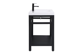 Raya Single Bathroom Vanity in black