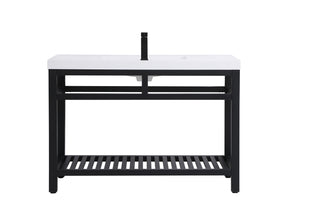 Raya Single Bathroom Vanity in black