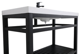 Raya Single Bathroom Vanity in black