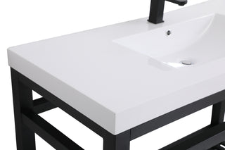 Raya Single Bathroom Vanity in black
