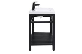Raya Double Bathroom Vanity in black