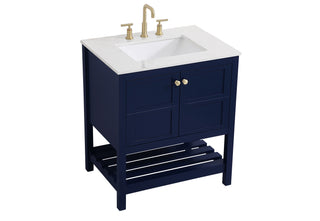 Theo Single Bathroom Vanity in Blue