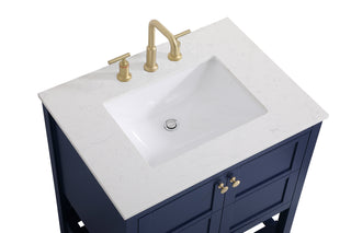 Theo Single Bathroom Vanity in Blue