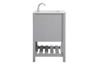 Theo Single Bathroom Vanity in Gray