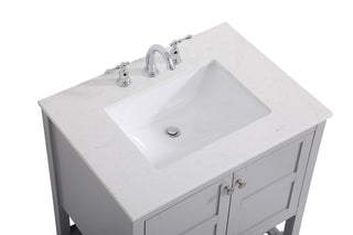 Theo Single Bathroom Vanity in Gray