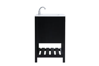 Theo Single Bathroom Vanity in Black