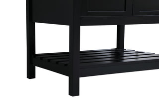 Theo Single Bathroom Vanity in Black