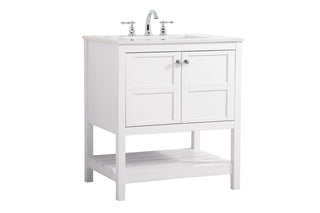 Theo Single Bathroom Vanity in White