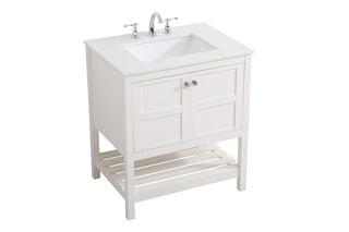 Theo Single Bathroom Vanity in White