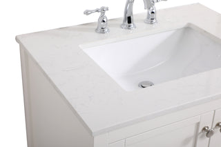 Theo Single Bathroom Vanity in White