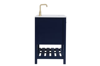 Theo Single Bathroom Vanity in Blue