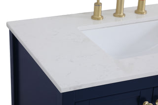 Theo Single Bathroom Vanity in Blue