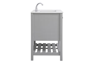 Theo Single Bathroom Vanity in Gray