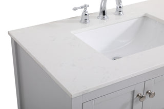 Theo Single Bathroom Vanity in Gray