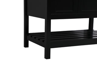 Theo Single Bathroom Vanity in Black