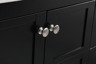Theo Single Bathroom Vanity in Black