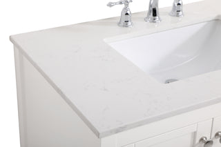 Theo Single Bathroom Vanity in White