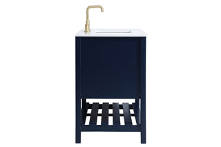 Theo Single Bathroom Vanity in Blue