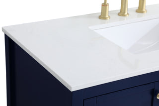 Theo Single Bathroom Vanity in Blue