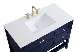 Theo Single Bathroom Vanity in Blue