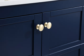 Theo Single Bathroom Vanity in Blue