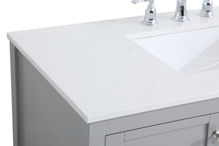 Theo Single Bathroom Vanity in Gray