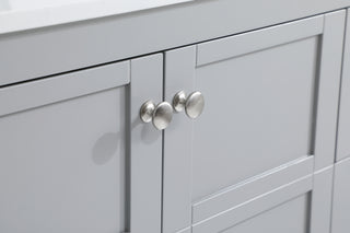 Theo Single Bathroom Vanity in Gray