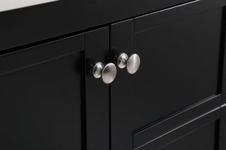 Theo Single Bathroom Vanity in Black