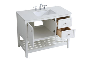 Theo Single Bathroom Vanity in White