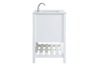 Theo Single Bathroom Vanity in White
