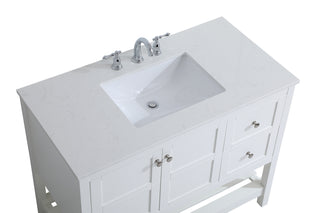 Theo Single Bathroom Vanity in White