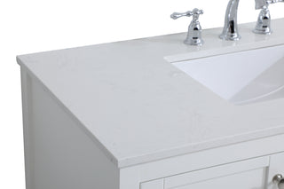 Theo Single Bathroom Vanity in White