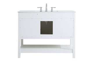 Theo Single Bathroom Vanity in White