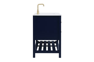 Theo Single Bathroom Vanity in Blue