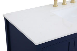 Theo Single Bathroom Vanity in Blue