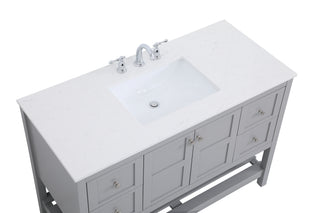 Theo Single Bathroom Vanity in Gray