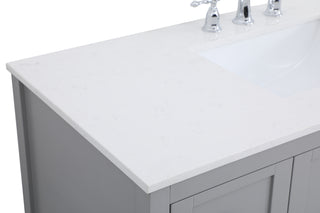 Theo Single Bathroom Vanity in Gray