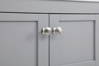 Theo Single Bathroom Vanity in Gray