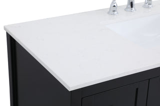 Theo Single Bathroom Vanity in Black