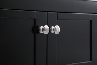 Theo Single Bathroom Vanity in Black