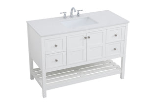 Theo Single Bathroom Vanity in White