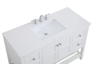 Theo Single Bathroom Vanity in White