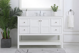 Theo Single Bathroom Vanity in White
