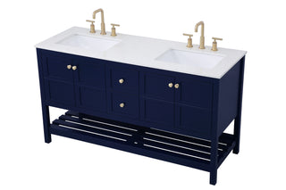 Theo Single Bathroom Vanity in Blue
