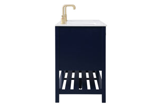 Theo Single Bathroom Vanity in Blue