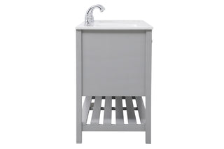 Theo Single Bathroom Vanity in Gray