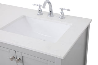 Theo Single Bathroom Vanity in Gray