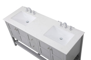 Theo Single Bathroom Vanity in Gray