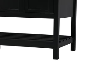 Theo Single Bathroom Vanity in Black