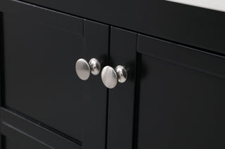 Theo Single Bathroom Vanity in Black